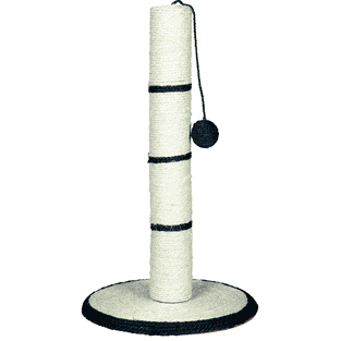 Plaque en sisal avec colonne et boule