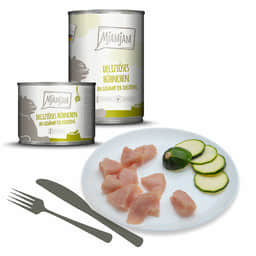 Deliziöses Hühnchen an gedämpfter Zucchini