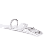 Saint Tropez Similpelle Collar for dogs in white
