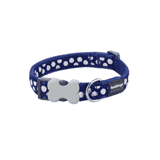 Collier Design White Spots on Navy