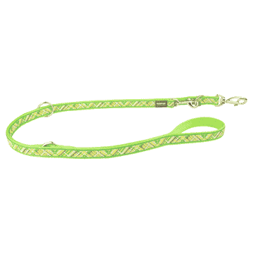 Leashes Design Flanno Lime Green