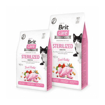 Care Cat Grainfree - Rabbit -Sterilized Sensitive