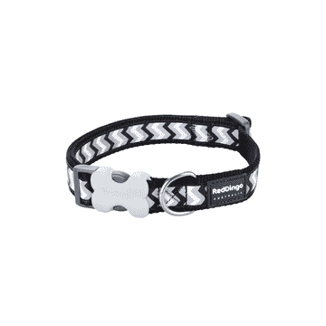 Halsband Reflective Ziggy Black
