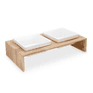 Meshidai Double Feeder Napf, natur