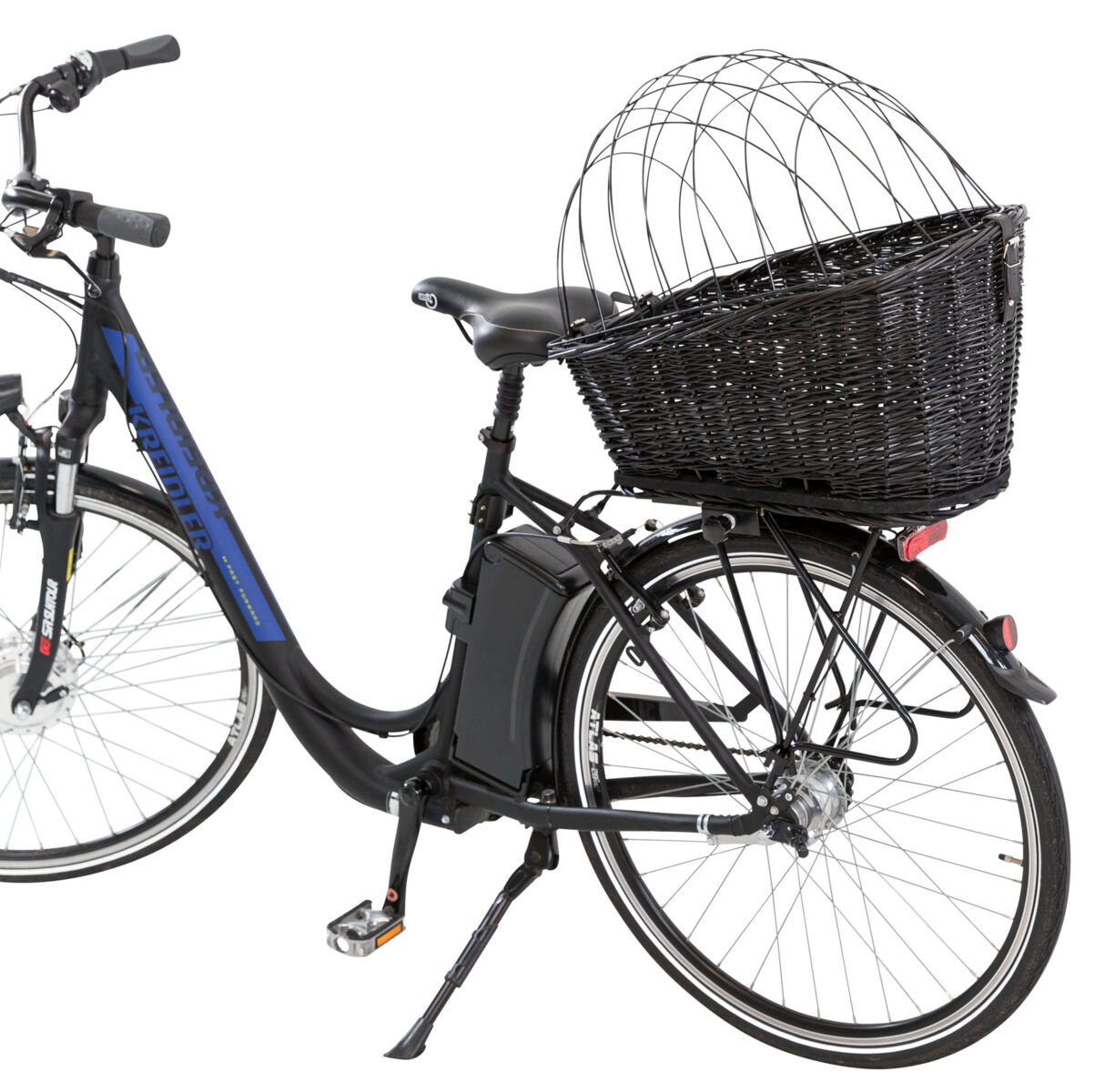 Fahrradkorb mit Gitter