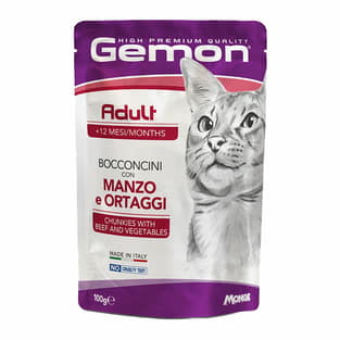 Cat Adult Chunkies with Beef and Vegetables