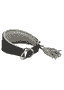 Active collier comfort pour lévriers, noir/gris