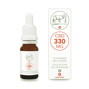 Huile de soin CBD 330mg pour chiens de races moyennes