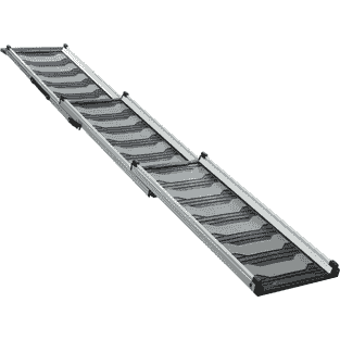 3-fach Teleskop-Rampe, Aluminium/TPR