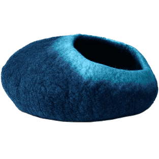 Höhle Ombre Navy/Türkis