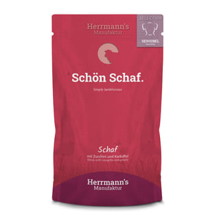 Sensibel Schaf mit Zucchini und Kartoffeln