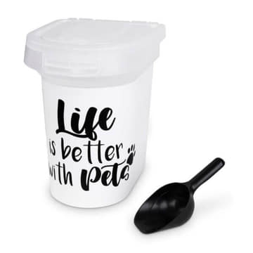 Life is better with pets Bac à nourriture