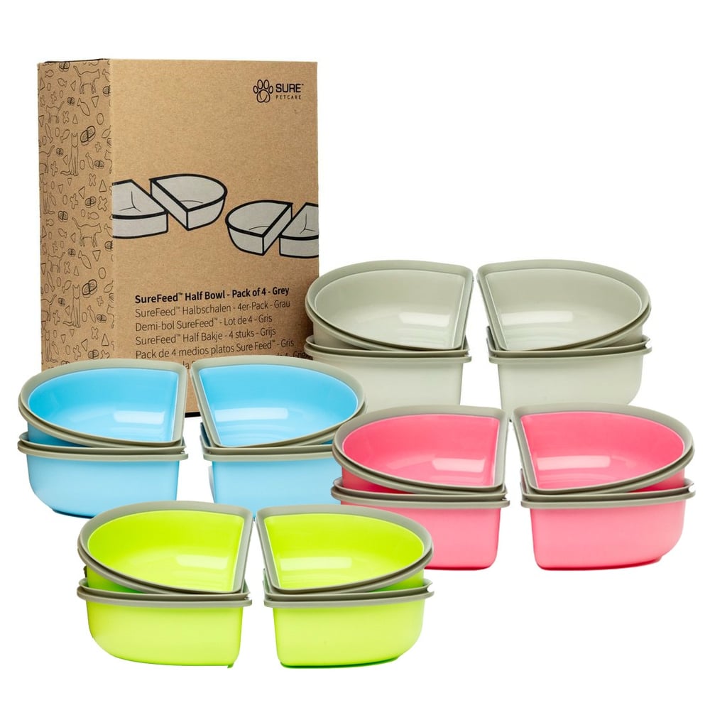 Set of 4 half trays for SureFeed automatic feeders