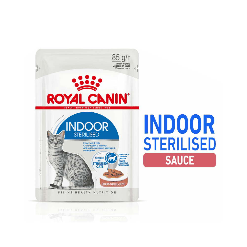 Indoor Sterilised Cat en sauce - sachet