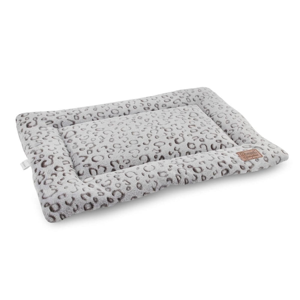 Hundekissen Flannel braun/weiss