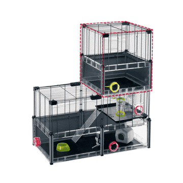 Cage pour rongeurs Multipla gris