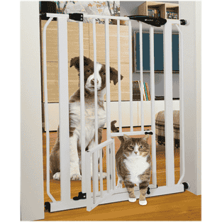 Pet Gate Absperrgitter mit Katzentüre