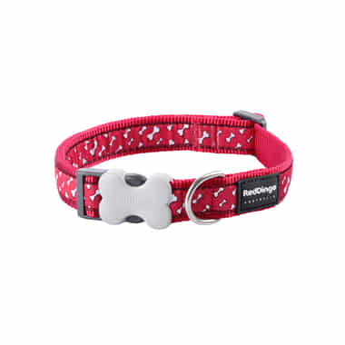 Collier Design Flying Bones Red