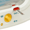 Chatière blanche Ferplast Swing 5T avec 4 modes de verrouillage