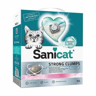 Katzenstreu Strong Clumps Baby Puder