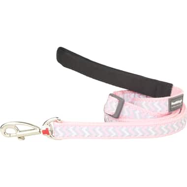 Laisse réfléchissante Ziggy Pink