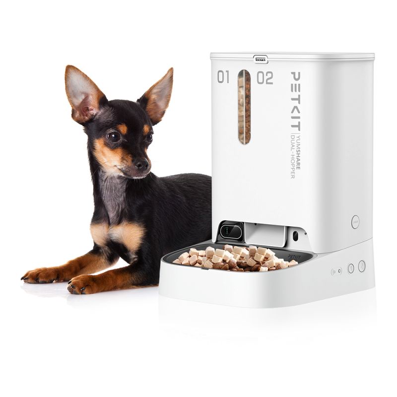 Yumshare Dual-Hopper Smart Pet Feeder mit Kamera