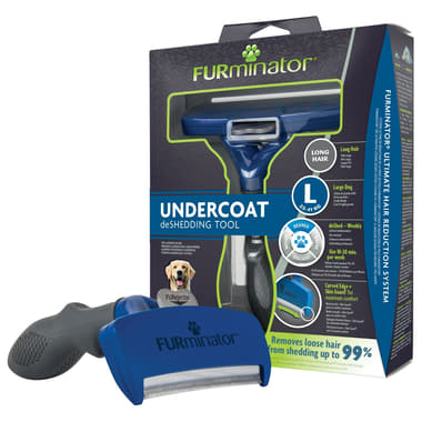 Undercoat deShedding Tool für langhaarige Hunde