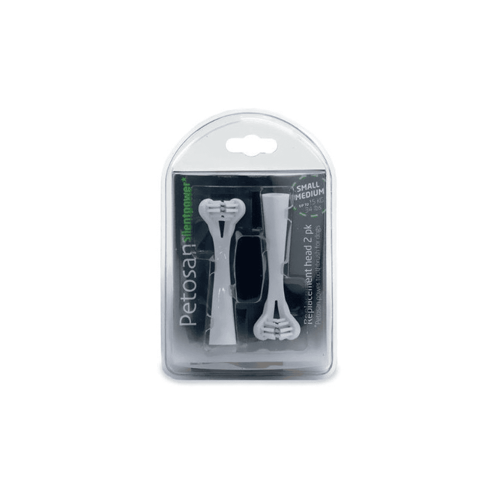 Petosan replacement brushes size S-M Toothbrush Silent Power 2 pcs.
