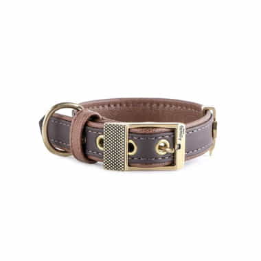 Bilbao Similpelle Halsband für Hunde in braun