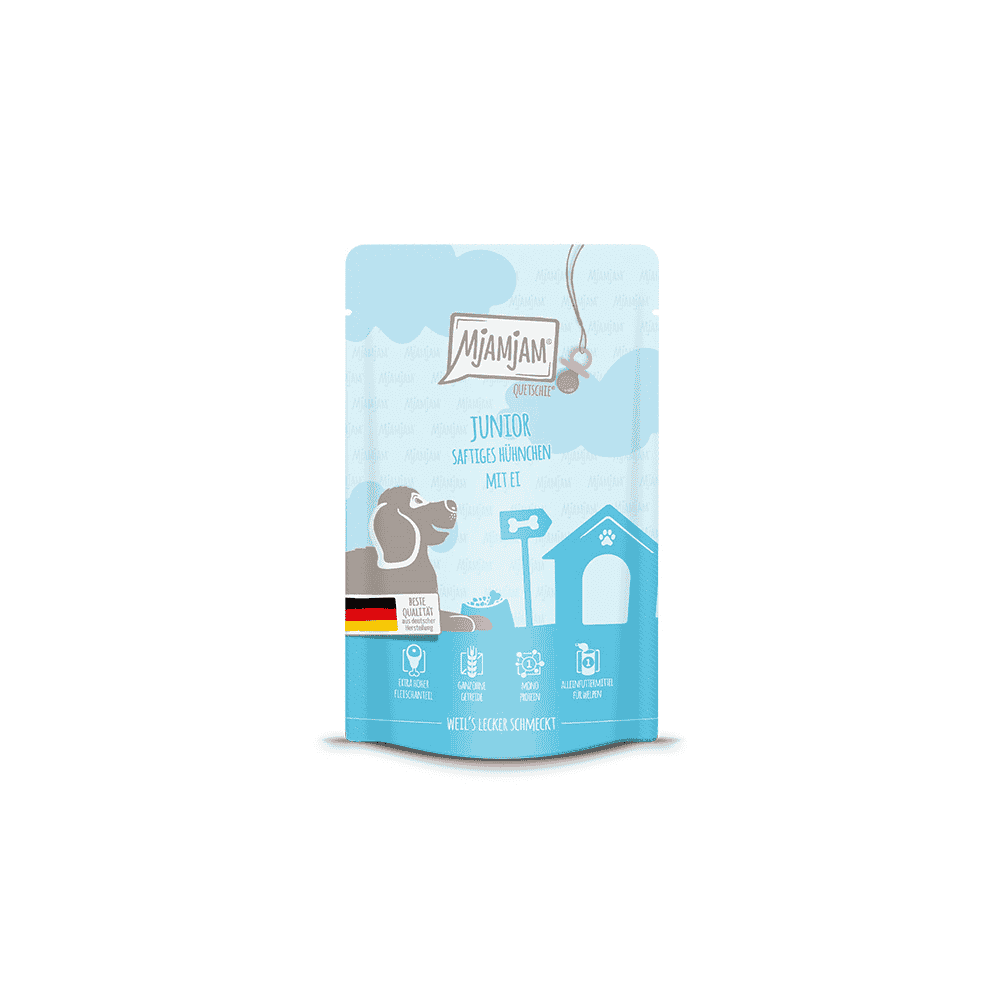 Dog Junior - Saftiges Hühnchen mit Ei