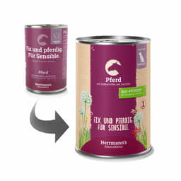 Sensibel Pferd mit Süsskartoffel und Zucchini