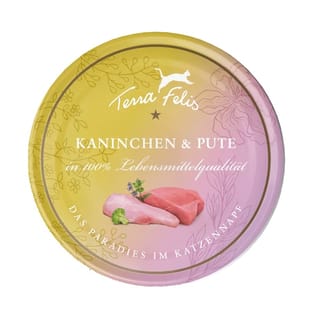 Katze getreidefrei Kaninchen+Pute
