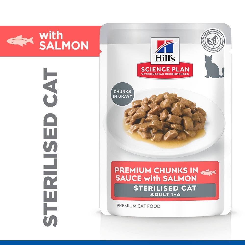 Feline Sterilised Cat Salmon - Fresh Pouches