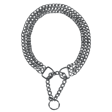 Martingale chain collar, three-row