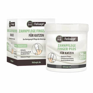 Zahnpflege Finger-Pads für Katzen