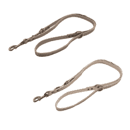 Laisse en cuir Vintage rivetée & cousue