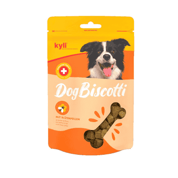 DogBiscotti with flower pollen