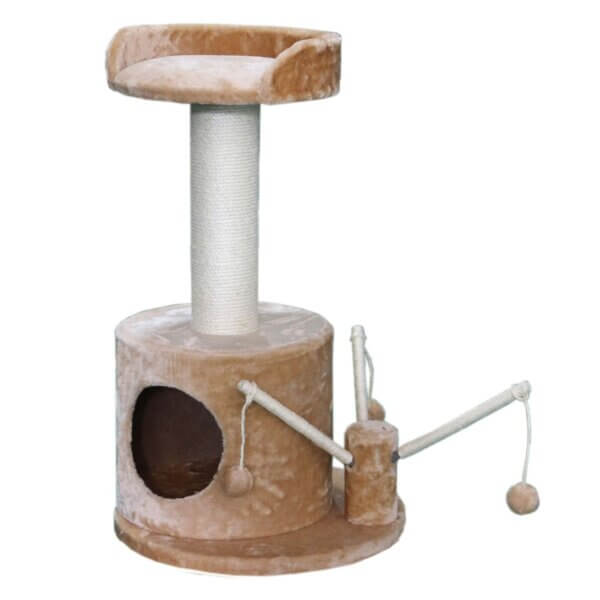 CN Tower beige cat scratcher