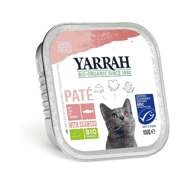 Yarrah Bio Pâté pour chat - barquette sur
