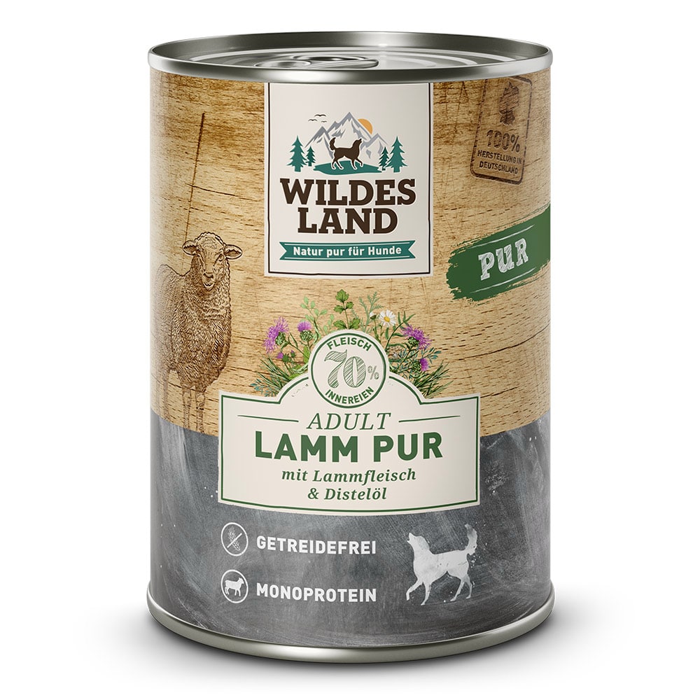 Canine PUR Adult Agneau à l'huile de carthame - en boîte