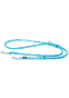 Laisse en cuir Round Multi turquoise