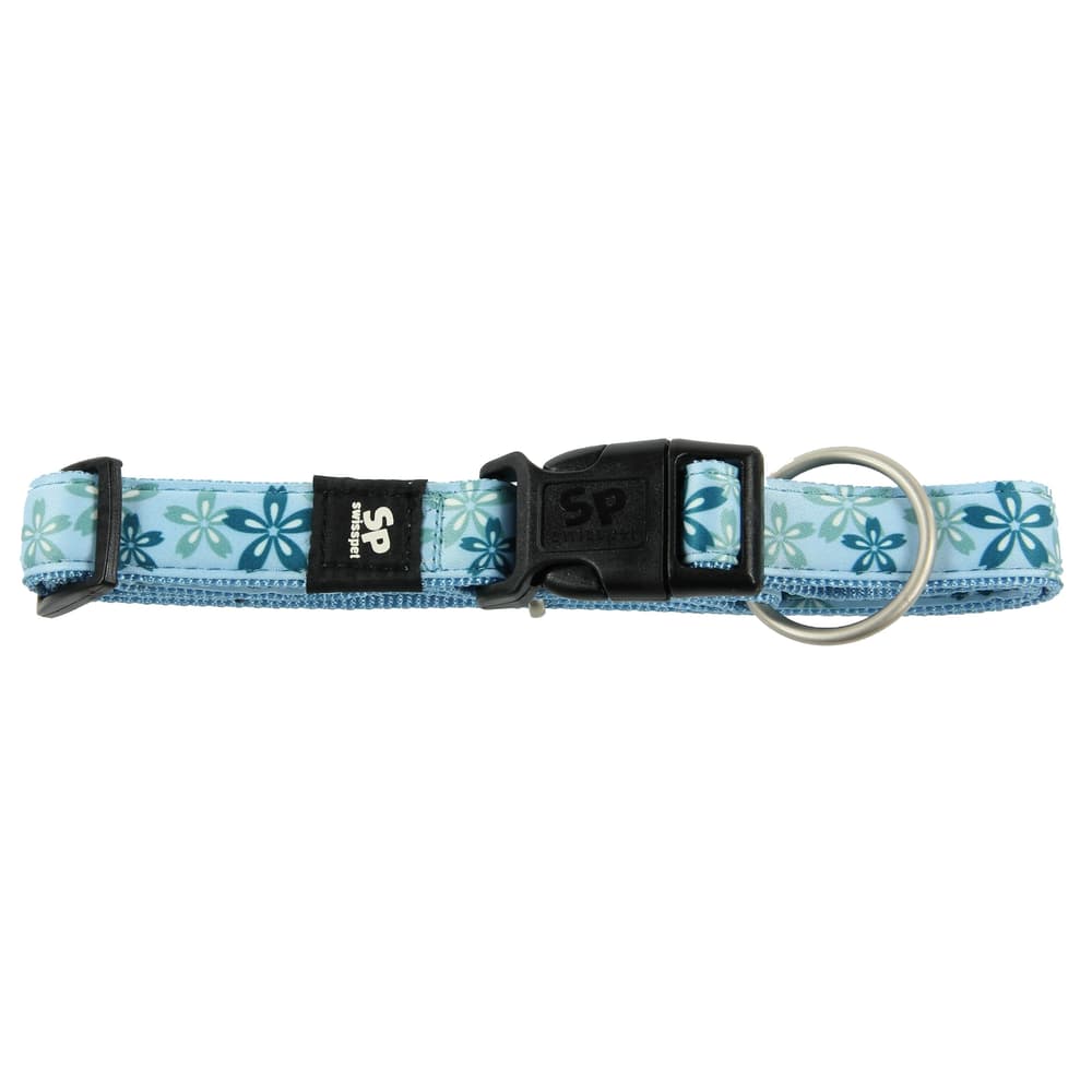 Halsband Flower, hellblau L