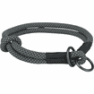 Soft Rope collier semi-étrangleur noir/gris
