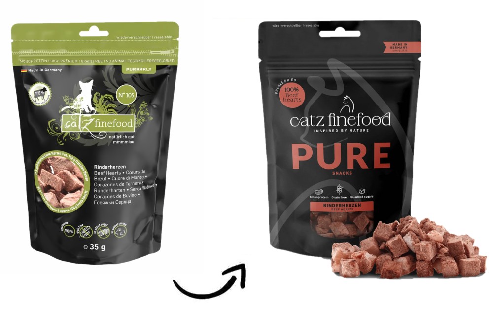 Pure Snacks Rinderherzen