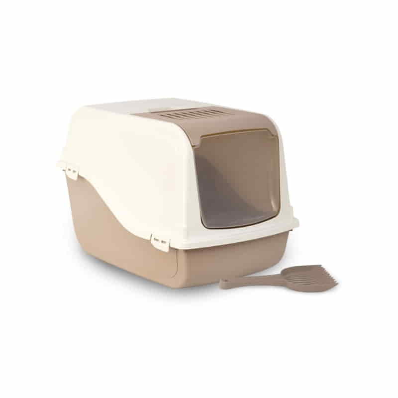 Weldphur Katzentoiletten Spritzschutz - Wasserdichte Abdeckung Grau