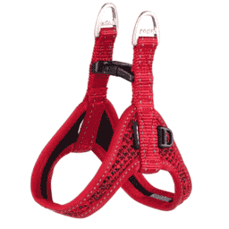 Hundegeschirr Fast-Fit rot
