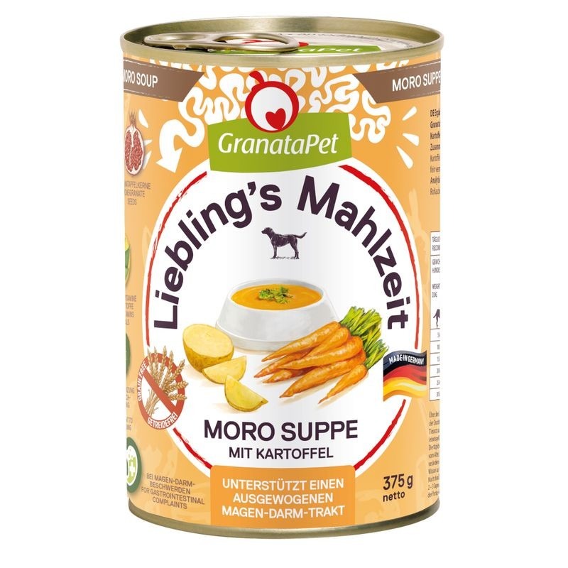 Chien - Repas Liebling's Moro-Suppe