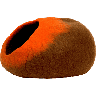Höhle Ombre Braun/Orange