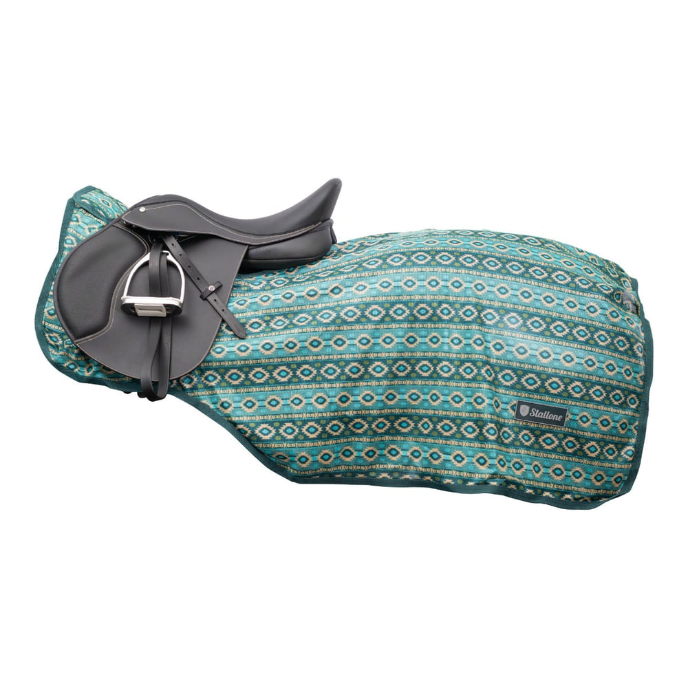 Riding fly rug Summer Stroll - green