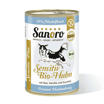 Sensitiv PLUS - Sensitiv Bio-Huhn (poulet bio avec riz & légumes bio)